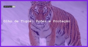 Olho de Tigre: Poder e Proteção - Olho de Tigre: Poder e Proteção