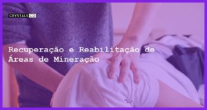 Recuperação e Reabilitação de Áreas de Mineração - Recuperação e Reabilitação de Áreas de Mineração