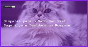 Simpatia para o Gato Ser Fiel: Segurança e Lealdade no Romance - Simpatia PARA O GATO SER FIEL