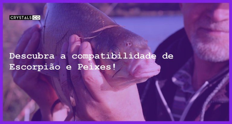 Descubra a compatibilidade de Escorpião e Peixes! - escorpiao e peixes