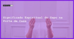 Significado Espiritual do Sapo na Porta de Casa - significado espiritual do sapo aparece na minha porta