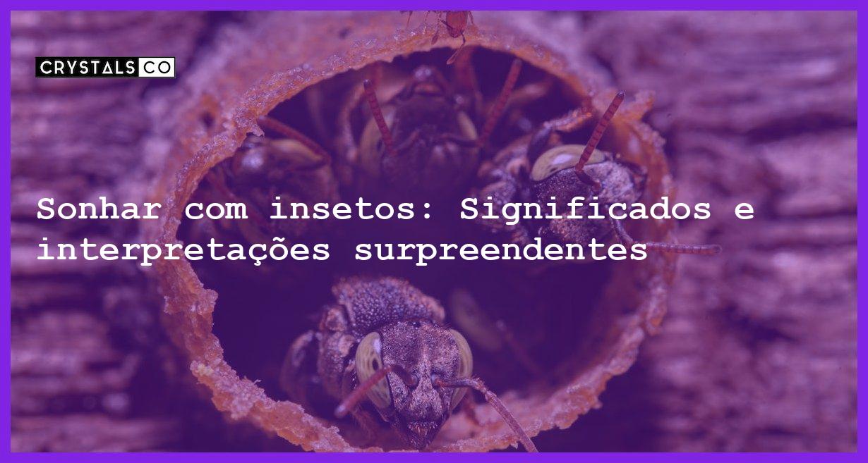 Sonhar com insetos: Significados e interpretações surpreendentes - sonhar com insetos