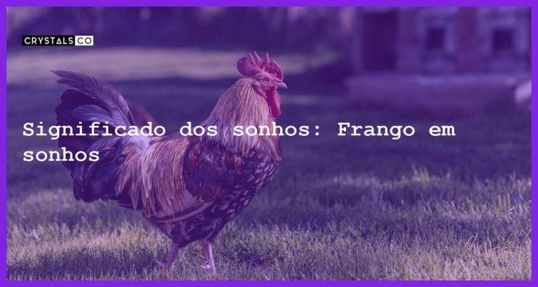 Significado dos sonhos: Frango em sonhos - sonhar com sonhar com frango