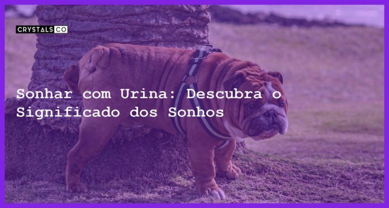 Sonhar com Urina: Descubra o Significado dos Sonhos - sonhar com urina